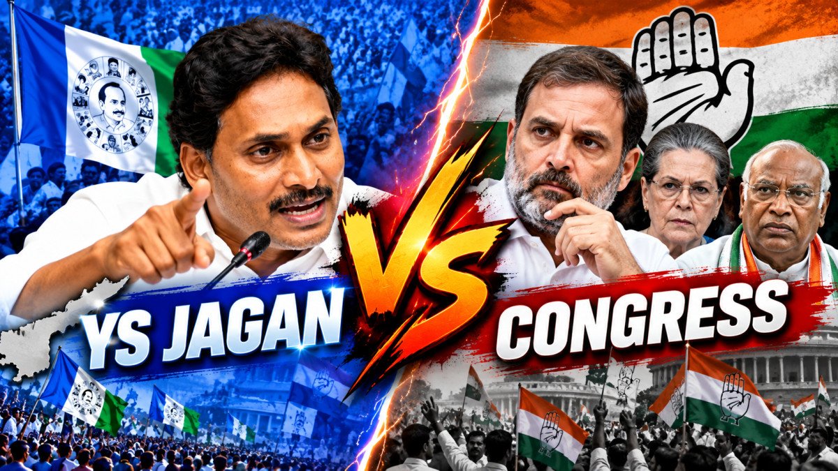 కాంగ్రెస్ హైకమాండ్‌పై వైఎస్ జగన్ చారిత్రక తిరుగుబాటు